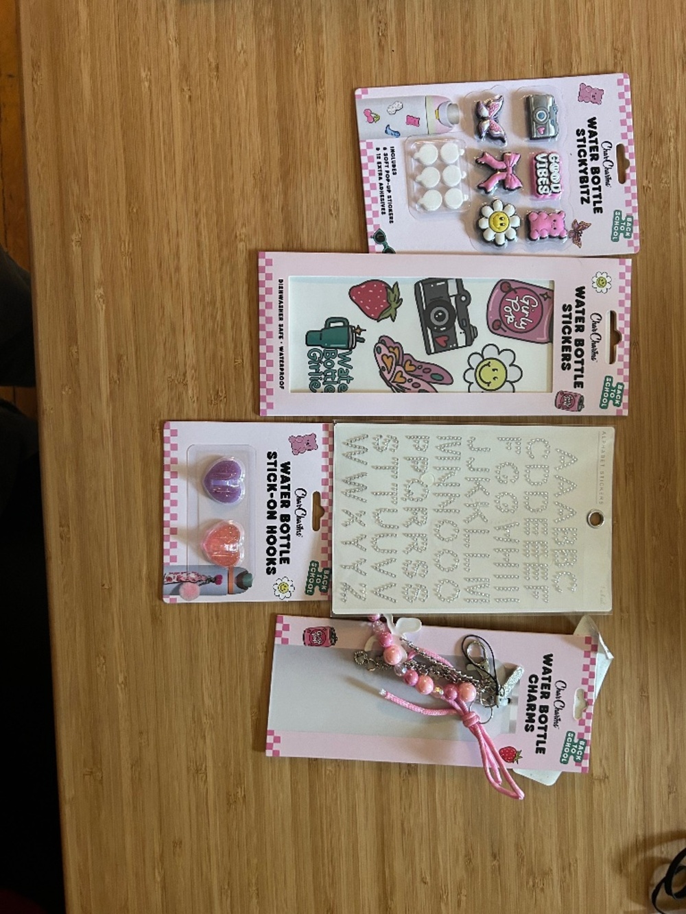 Water Bottle Stickers and Charms